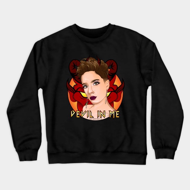 Devil in Me Crewneck Sweatshirt by annnadary